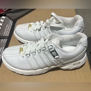 K-Swiss Classic White Leather Sneakers